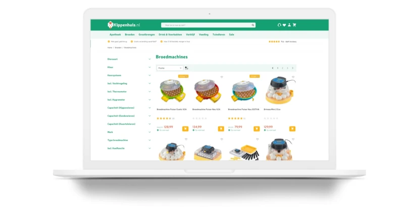 Kippenhuis Categorie pagina