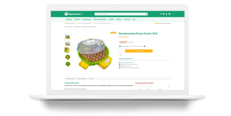 Kippenhuis Product detail pagina